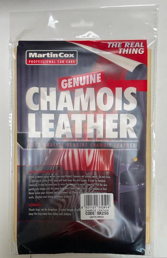 MARTIN COX GENUINE LEATHER CHAMOIS 2.5 SQFT. SR250 \\\KD24452