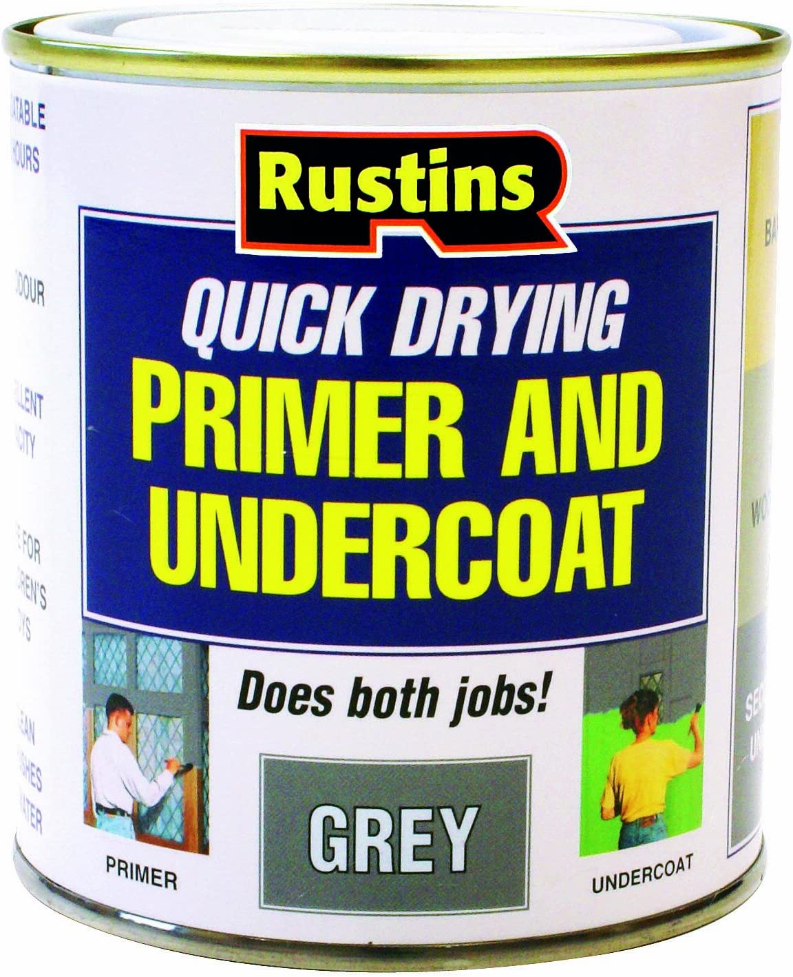 RUSTINS QUICK DRYING GREY PREMIER & UNDERCOAT 250ML. GYPU250 \\\KD24531