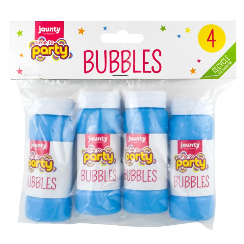 JAUNTY TIME TO PARTY BUBBLES 4/PK. OL321410 \\\KD24571