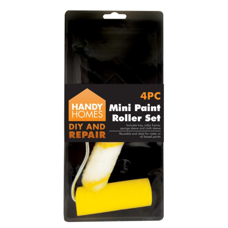 HANDY HOMES MINI PAINT ROLLER 4PCS SET. OL313659 \\\KD24577
