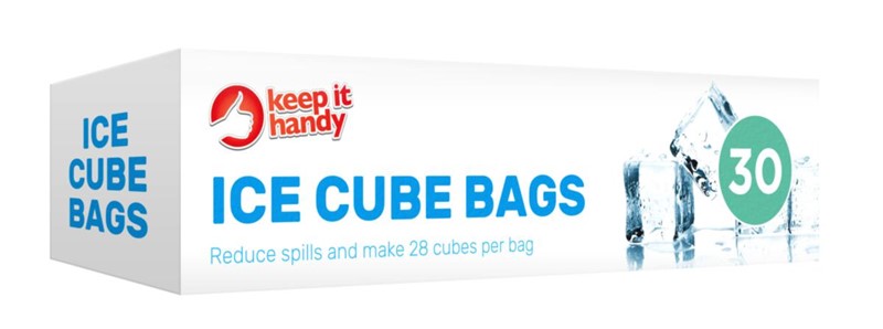 KEEP IT HANDY ICE CUBE BAGS 30/PK. OL317303M \\\KD24578