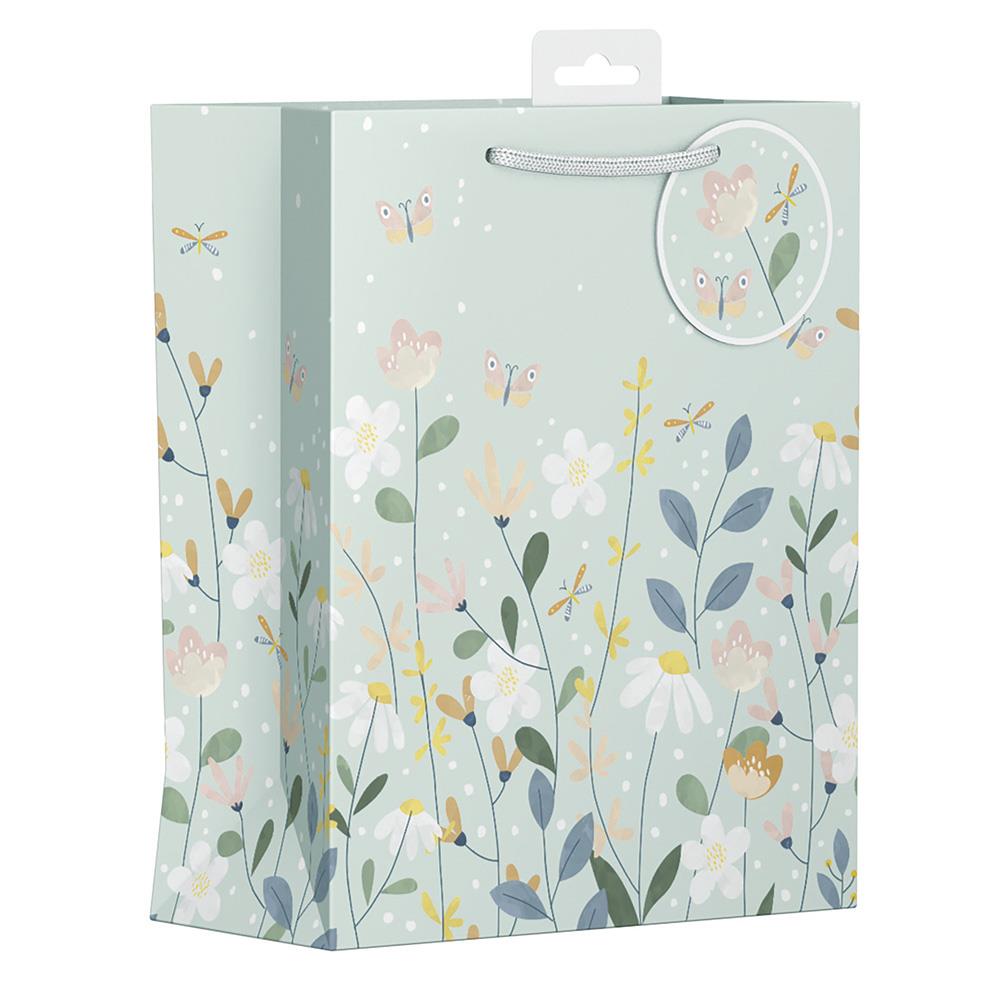 FLOWER & BUTTERFLY MEDIUM GIFT BAG. YAMGB27M \\\KD24643
