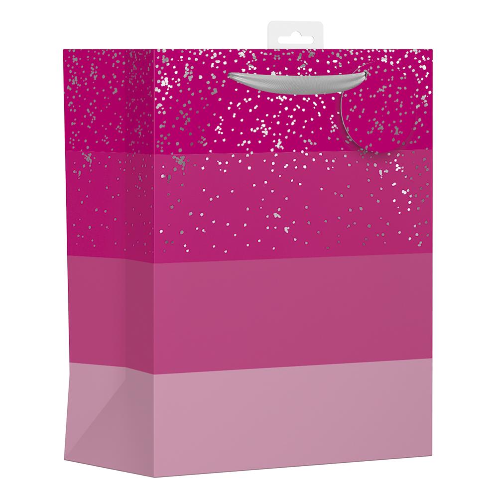 PINK STRIPE LARGE GIFT BAG. YAMGB03L \\\KD24650