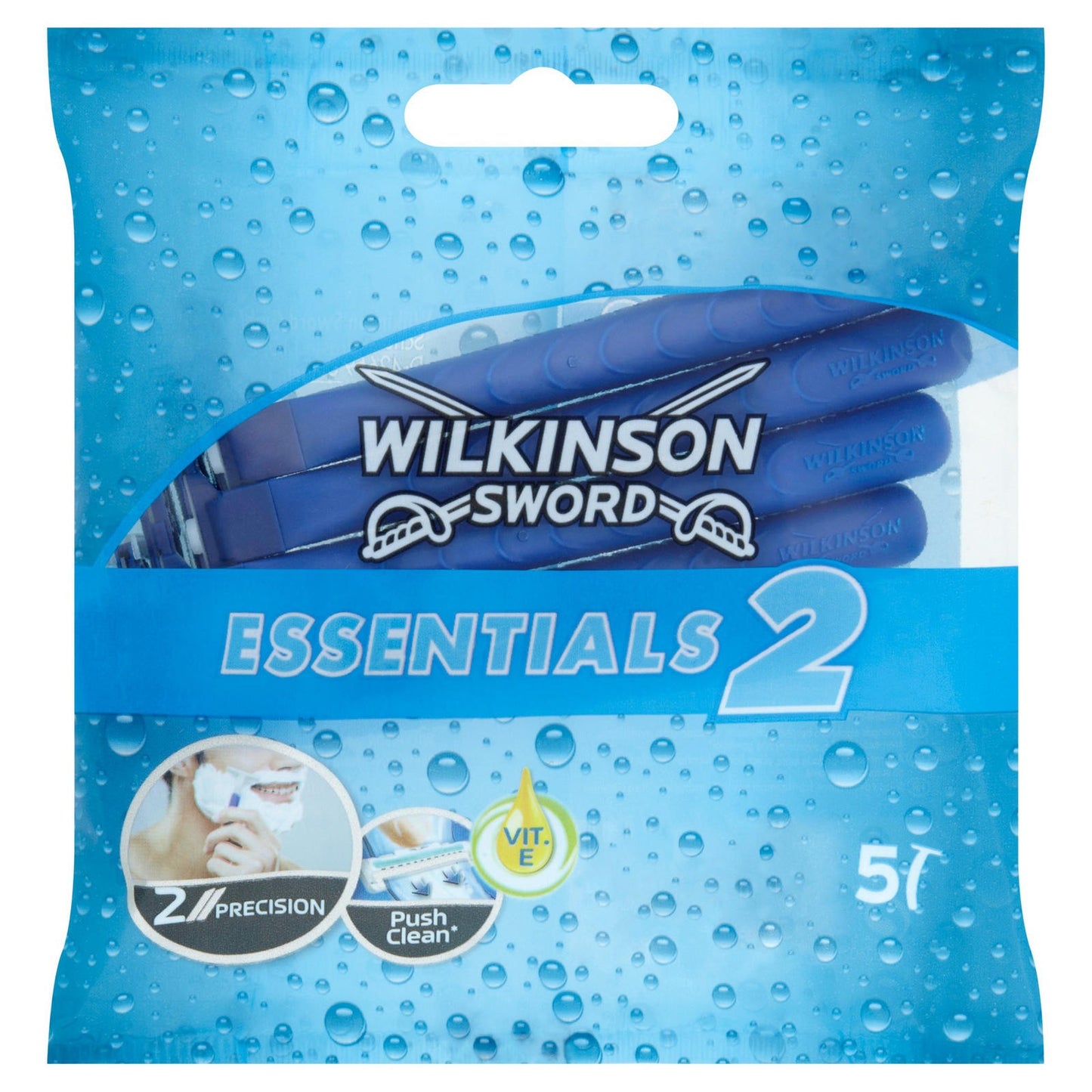 WILKINSON SWORD EVERYDAY 2 MENS DISPOSABLE RAZORS 5/PK. WE2M \\\KD24692