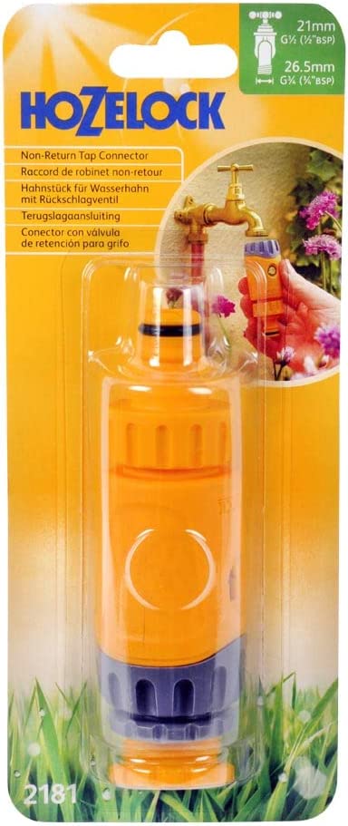 HOZELOCK NON RETURN OUTDOOR TAP CONNECTOR. 2181P9000 \\\KD24713