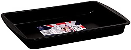 WHAM ESSENTIALS DEEP OVEN TRAY BLACK / BLACK 30.5 X 19 X 3.5 CM APX. WHAM56301 \\\KD24732