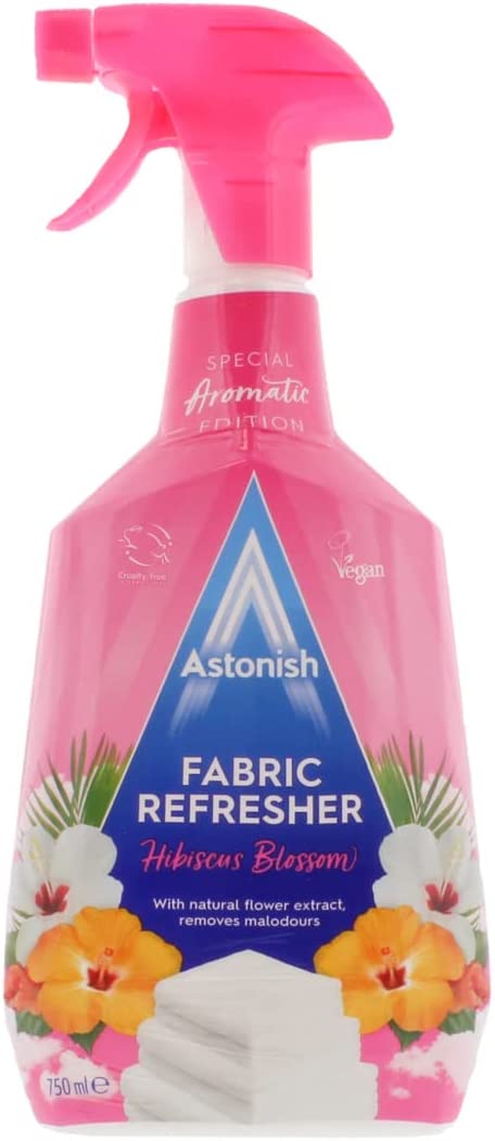 ASTONISH FABRIC REFRESHNER HIBISCUS BLOSSOM SPRAY 750ML. C3430 \\\KD24799