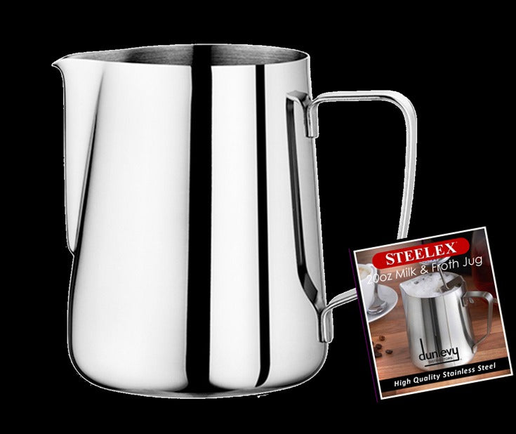 STEELEX STAINLESS STEEL MILK FROTHING JUG 20OZ / 567ML. ST9914 \\\KD24838