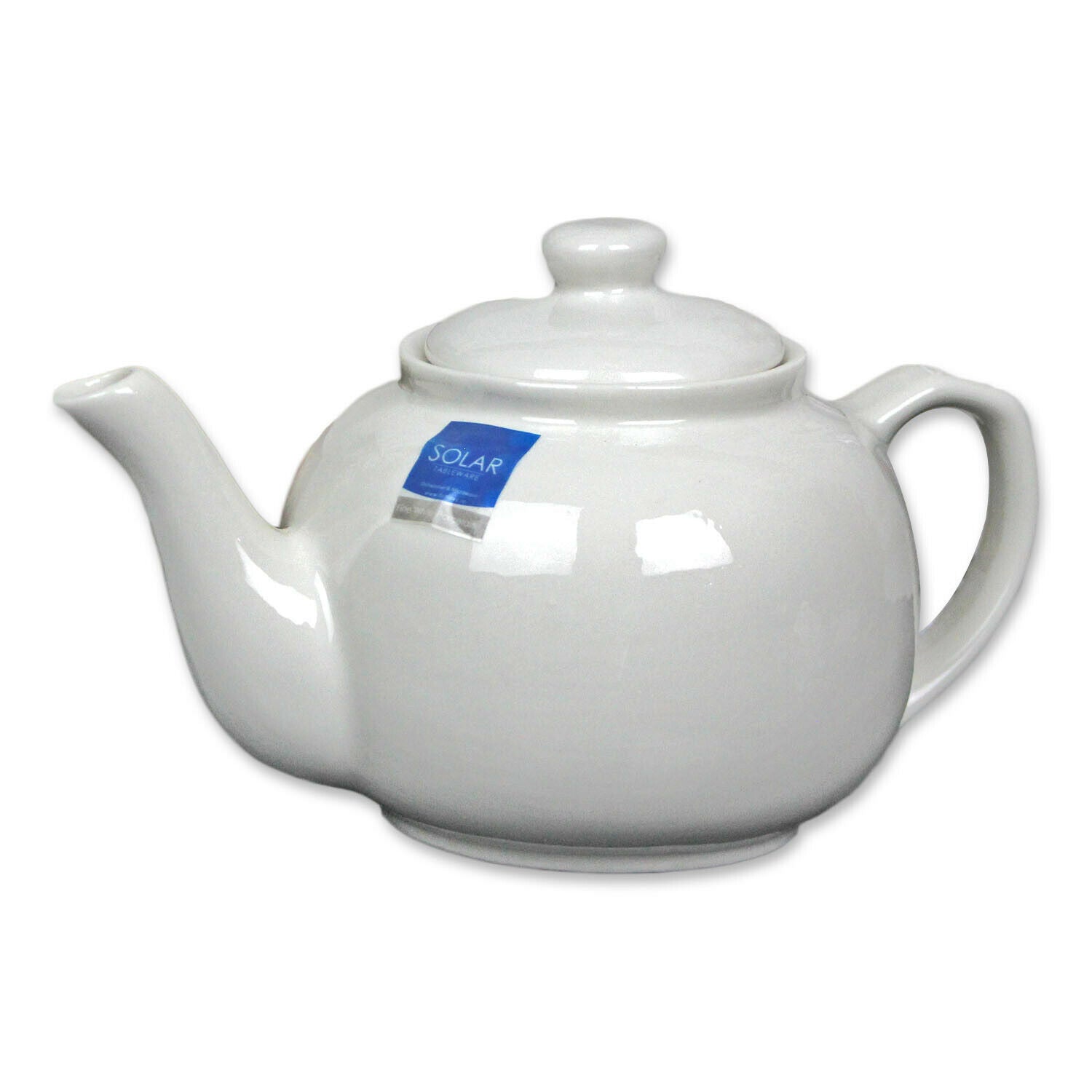 SOLAR WHITE PORCELAIN TEAPOT 1.1LTR / 8 CUP. DE7020 \\\KD24844