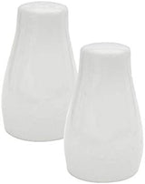 SOLAR WHITE PORCELAIN SALT & PEPPER SHAKER SET. DE7018 \\\KD24846