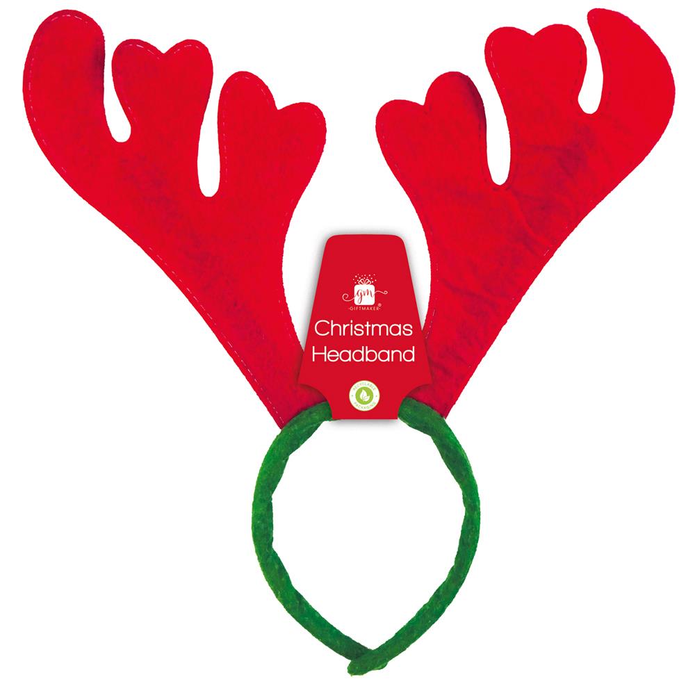 GIFTMAKER REINDEER FELT ANTLER HEADBAND. XAMGZ116 \\\KD24893