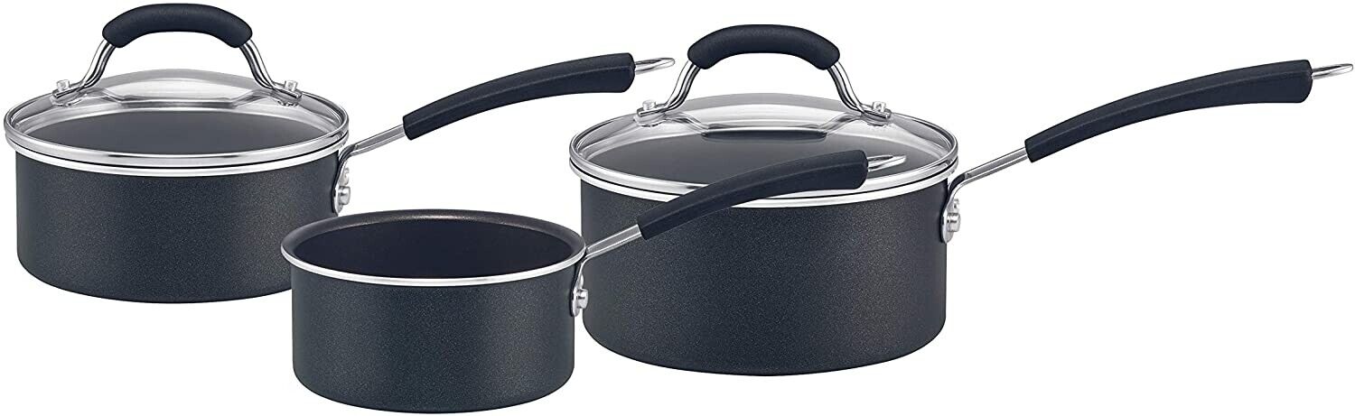 PRESTIGE SUPER TOUGH SOFT GRIP SAUCEPAN 3/PK. PRS0003 \\\KD24905