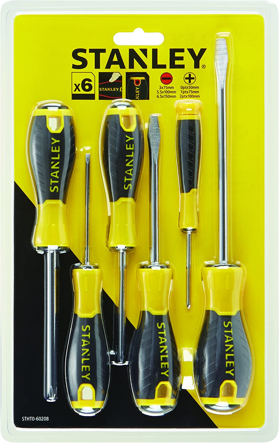 STANLEY ESSENTIALS SCREWDRIVER SET 6/PCS. STHT0-60208 \\\KD24913