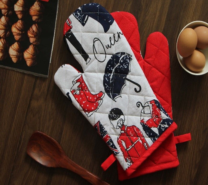 HIGHLANDS COTTON SINGLE OVEN MITT / GLOVE - LONDON. LONOM \\\KD24948
