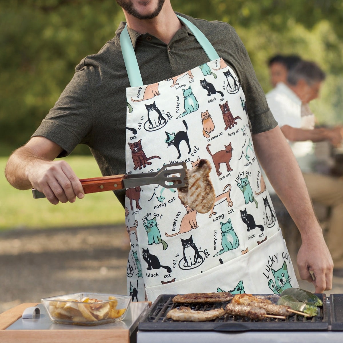 HIGHLANDS KITCHEN / COOKING PVC APRON 59CM X 81CM - CAT. CATPVCA \\\KD24949