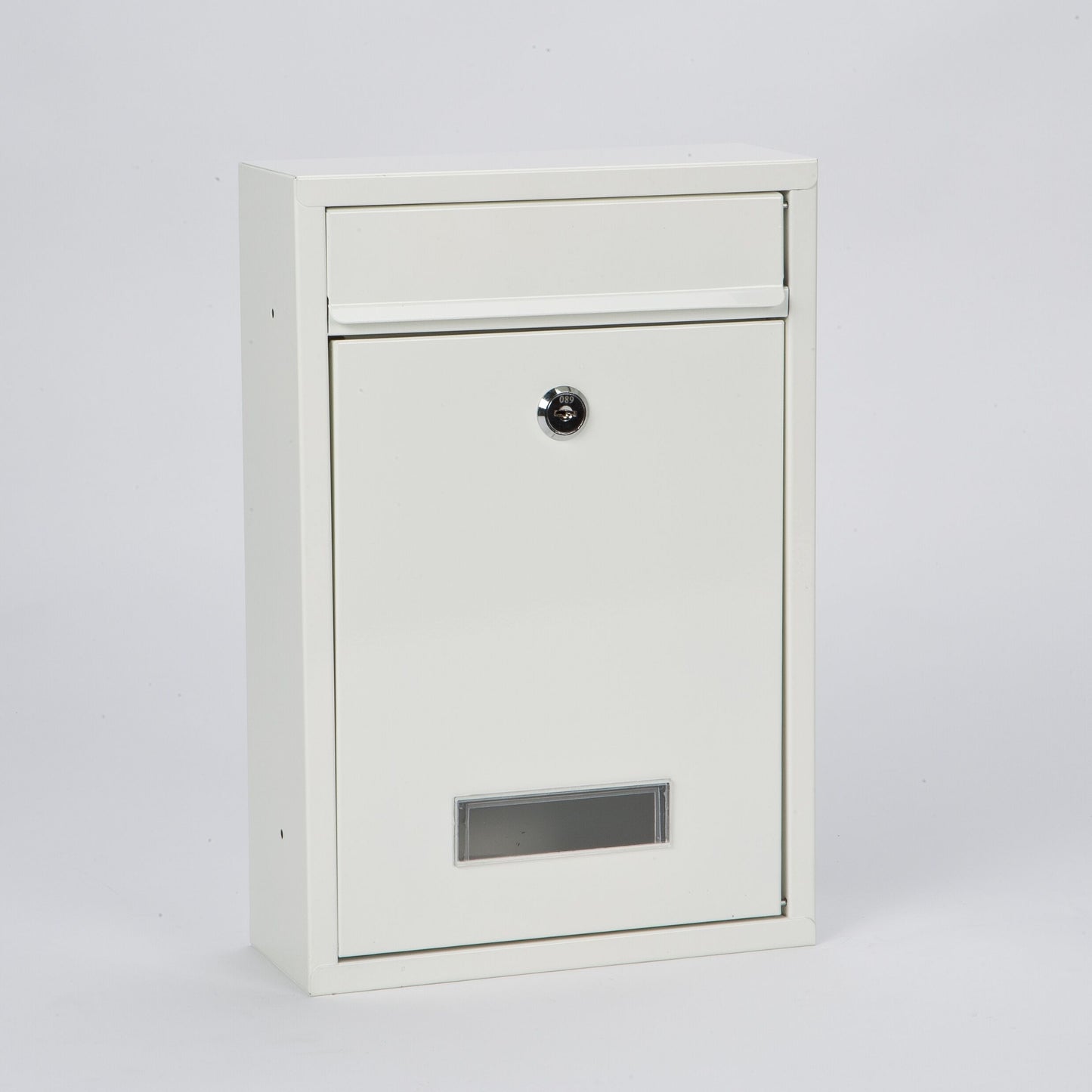 ARBORIA METAL MAIL LETTER BOX / POST BOX - WHITE. POST53 \\\KD24967