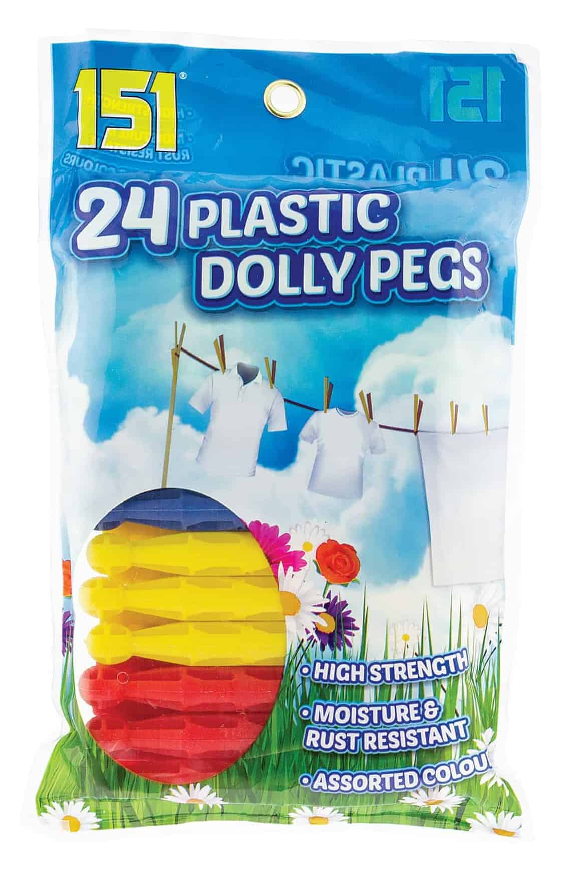 151 PLASTIC DOLLY PEGS 24/PK. SMA1006 \\\KD24977