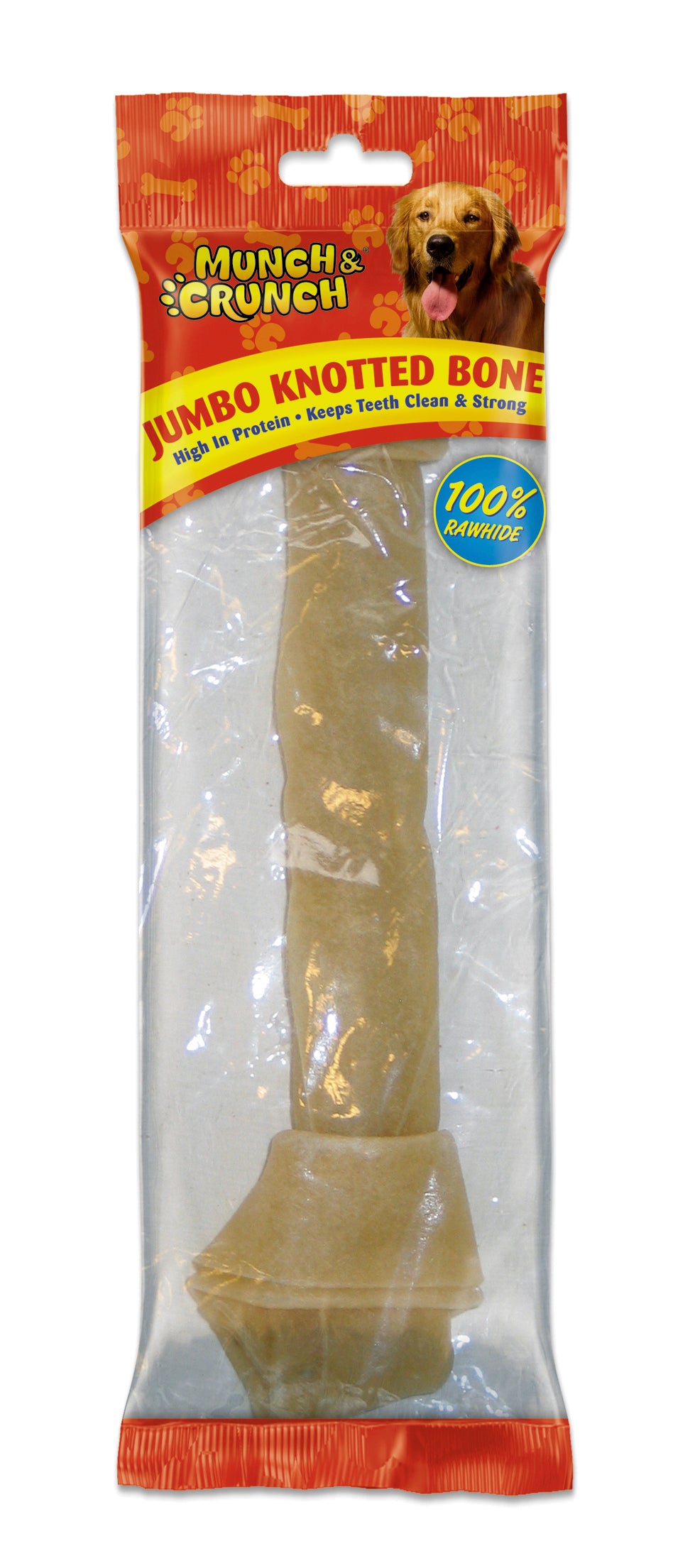 MUNCH & CRUNCH JUMBO KNITTED BONE. KC4366A \\\KD24978