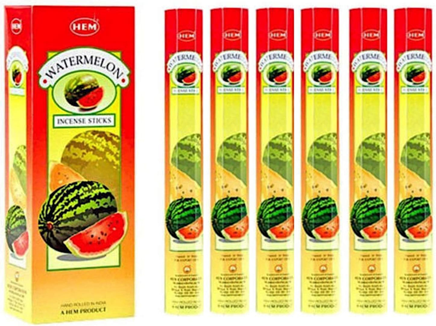 PACK OF 6 HEM WATERMELON INCENSE STICKS 20/PK. HEMWATERMELON \\\KD25032