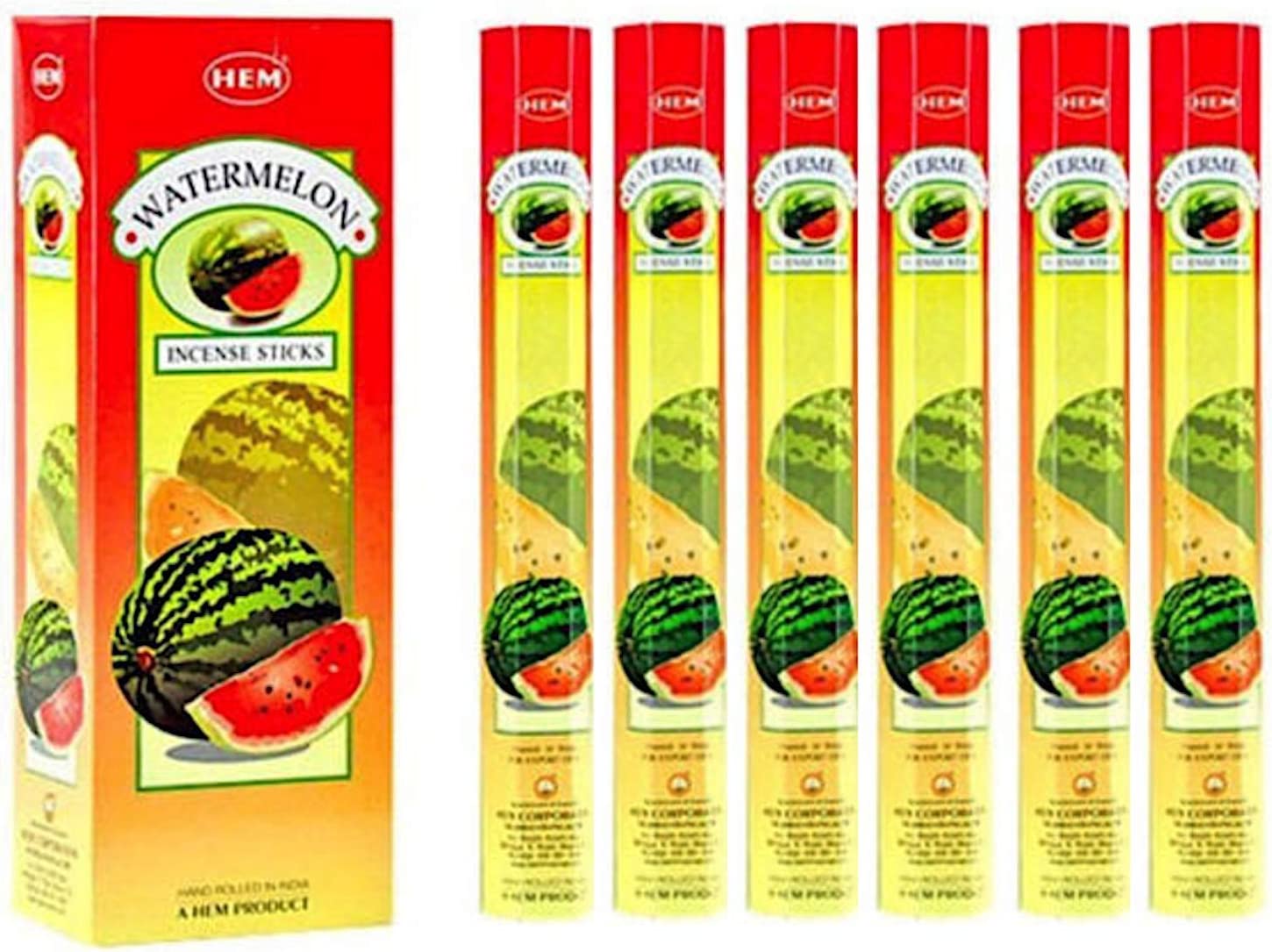 PACK OF 6 HEM WATERMELON INCENSE STICKS 20/PK. HEMWATERMELON \\\KD25032