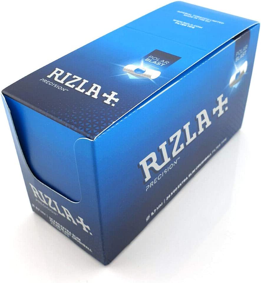 RIZLA POLAR BLAST EXTRA SLIM FILTER TIPS 60 TIPS 24/PK. 0964 \\\KD25039