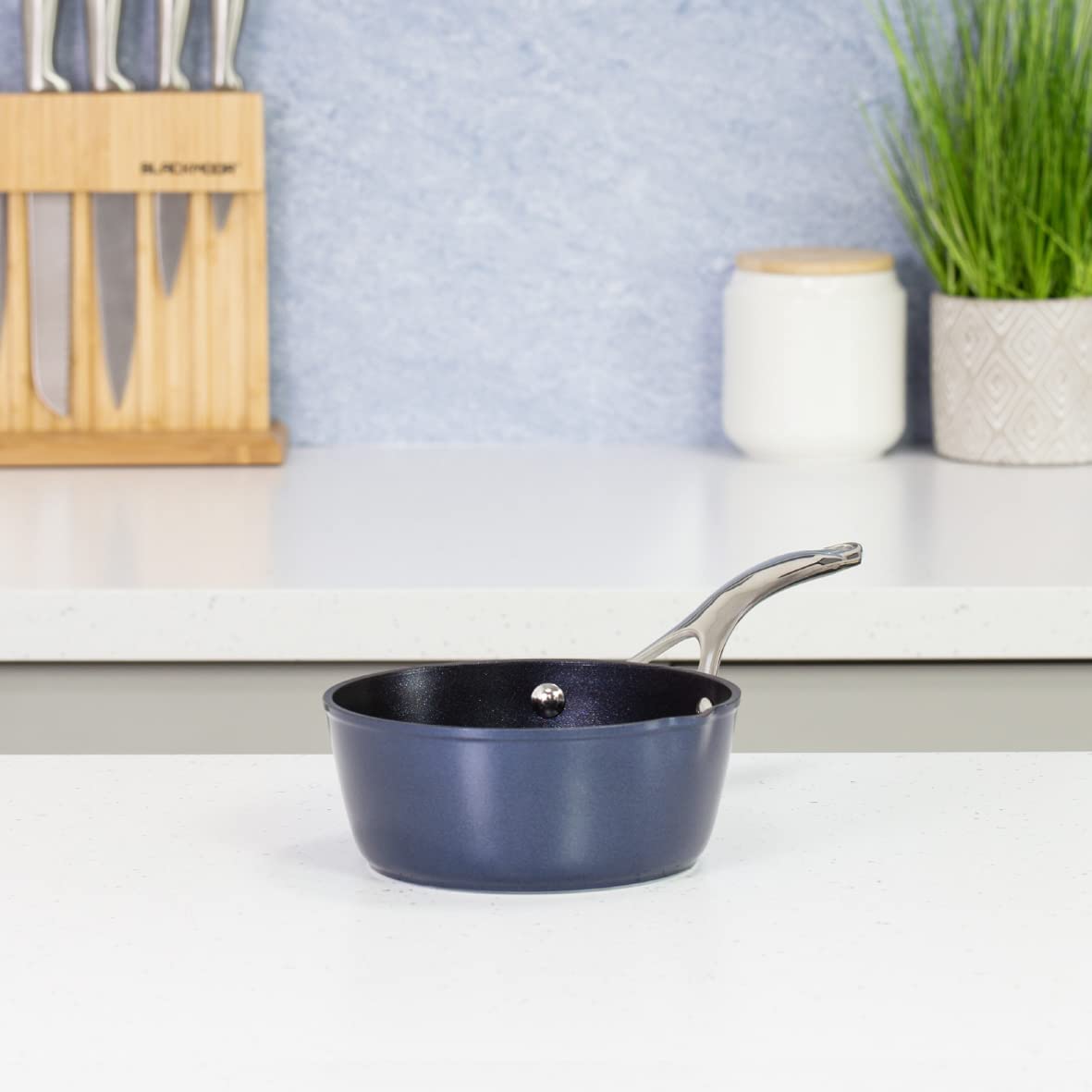 BLACKMOOR BLUE PRO 5 MILK PAN 16CM. BML67449 \\\KD25049