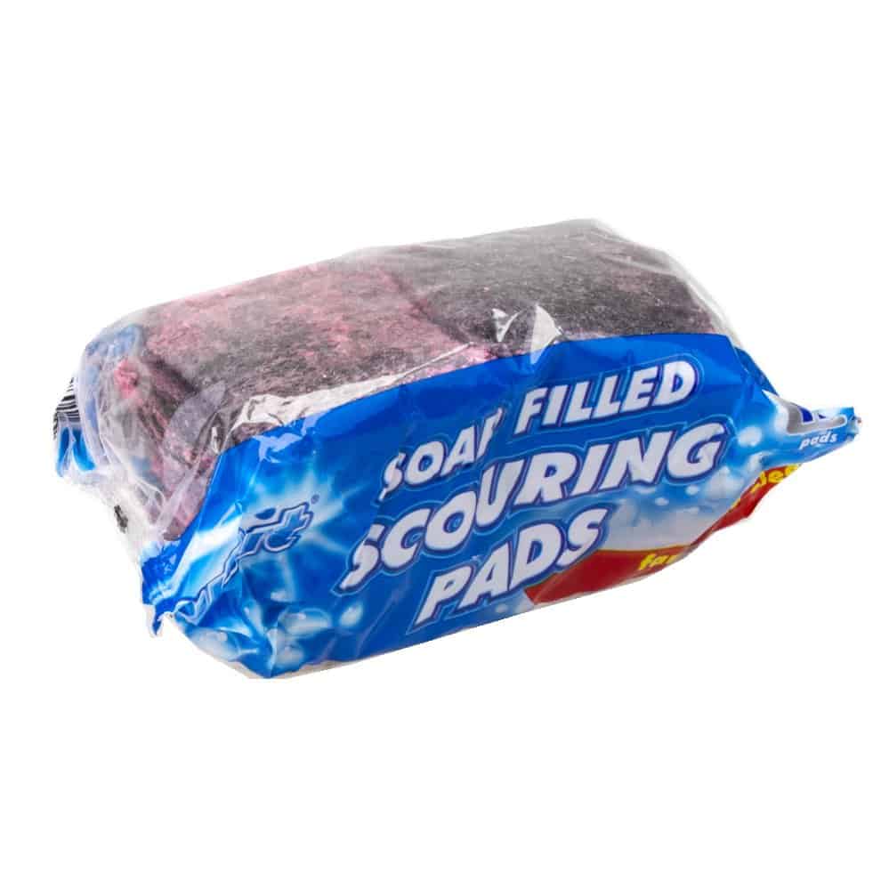 DUZZIT SOAP FILLED SCOURING PADS 12/PK. DZT1059A \\\KD25062