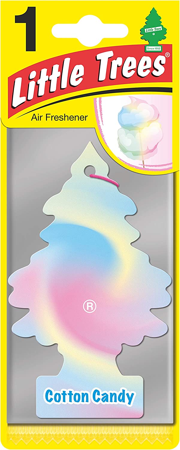 LITTLE TREES CAR AIR FRESHENER - COTTON CANDY. MTR0046 \\\KD25075