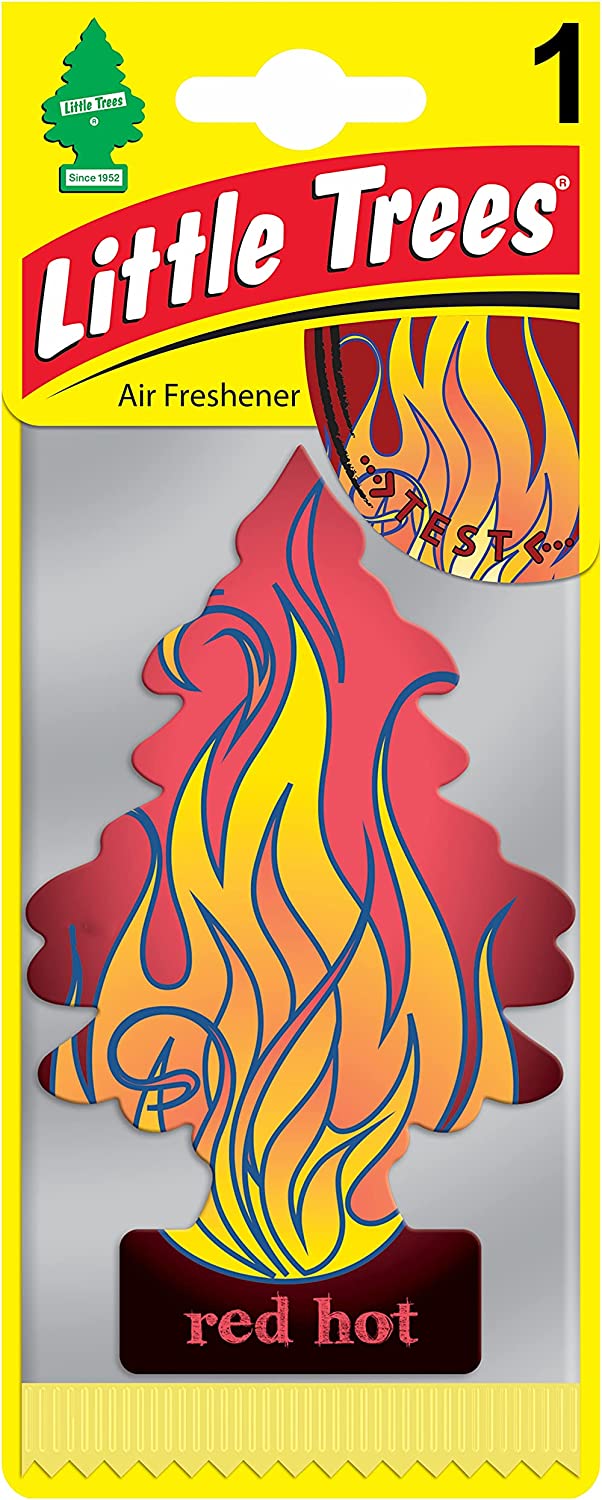 LITTLE TREES CAR AIR FRESHENER - RED HOT. MTR0082 \\\KD25079