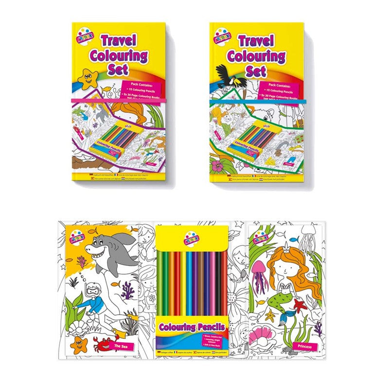 ARTBOX TRAVEL COLOURING SET. TA6839 \\\KD25117