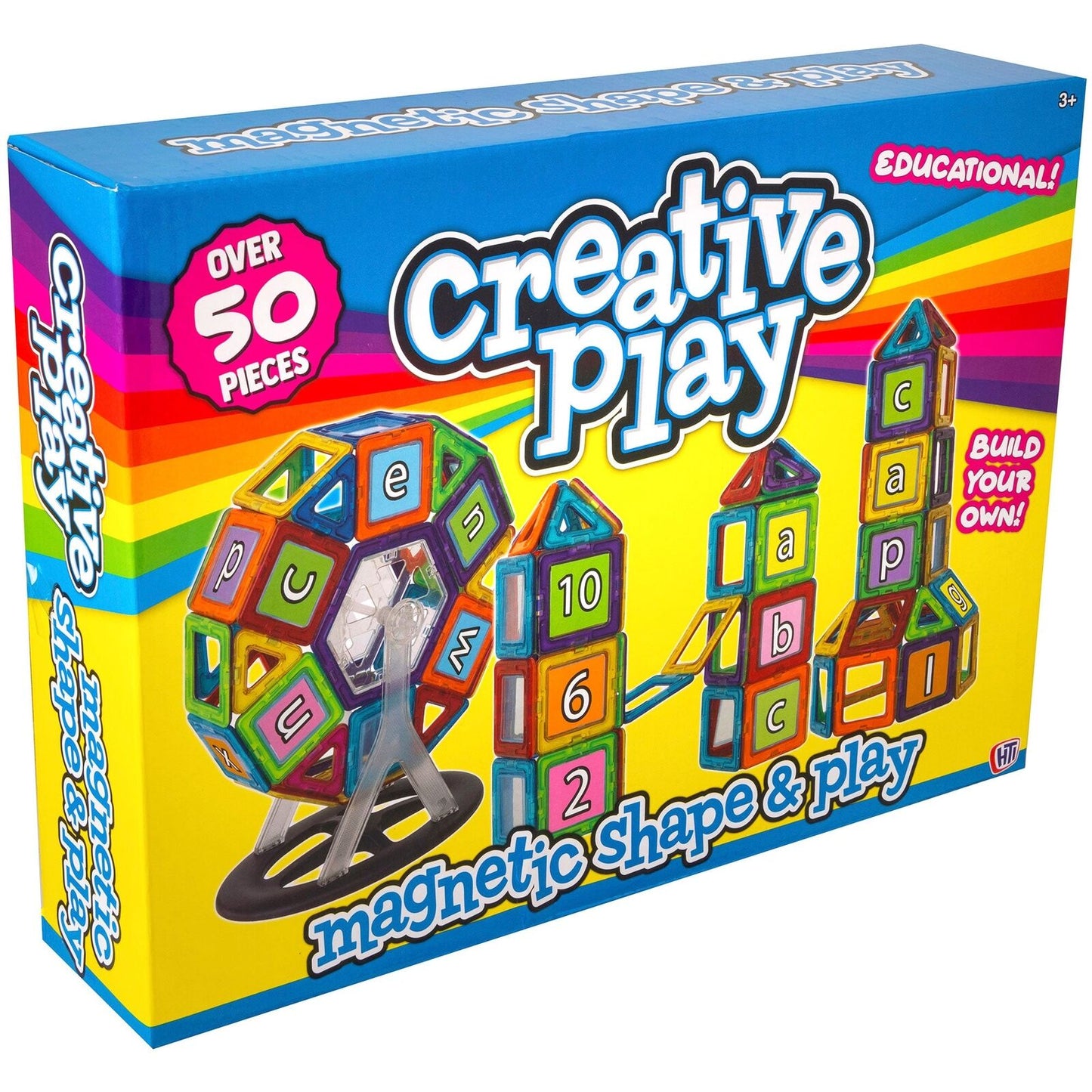CREATIVE PLAY KIDS INTELLIGENT MAGNETIC BUILDING BLOCKS GAME. 1398106 \\\KD25145