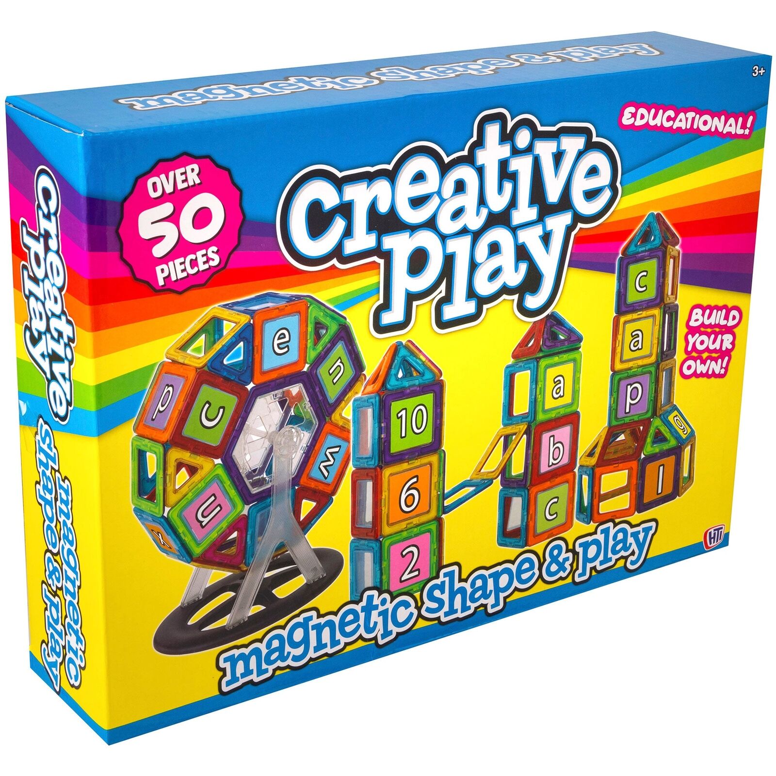 CREATIVE PLAY KIDS INTELLIGENT MAGNETIC BUILDING BLOCKS GAME. 1398106 \\\KD25145