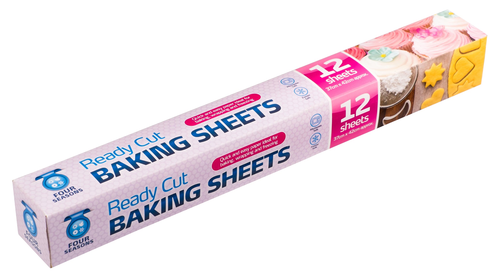 FOUR SEASONS READY CUT BAKING SHEETS 37CM X 42CM 12/PK. Z2268 \\\KD25150