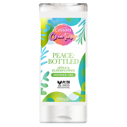 CUSSONS CREATIONS APPLE & ELDERFLOWER SHOWER GEL 400ML. C006174 \\\KD25166