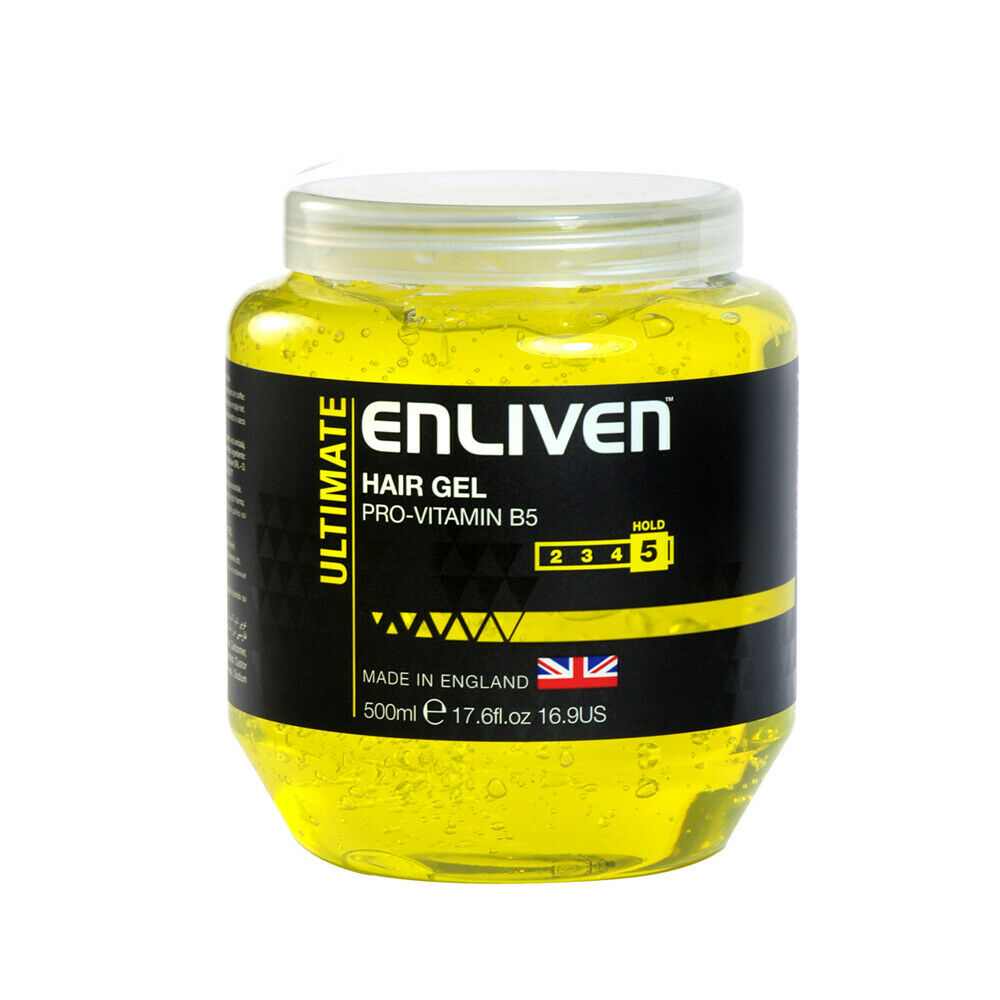ENLIVEN HAIR GEL WITH PRO VITAMIN B5 ULTIMATE YELLOW 500ML. 502155 \\\KD25179