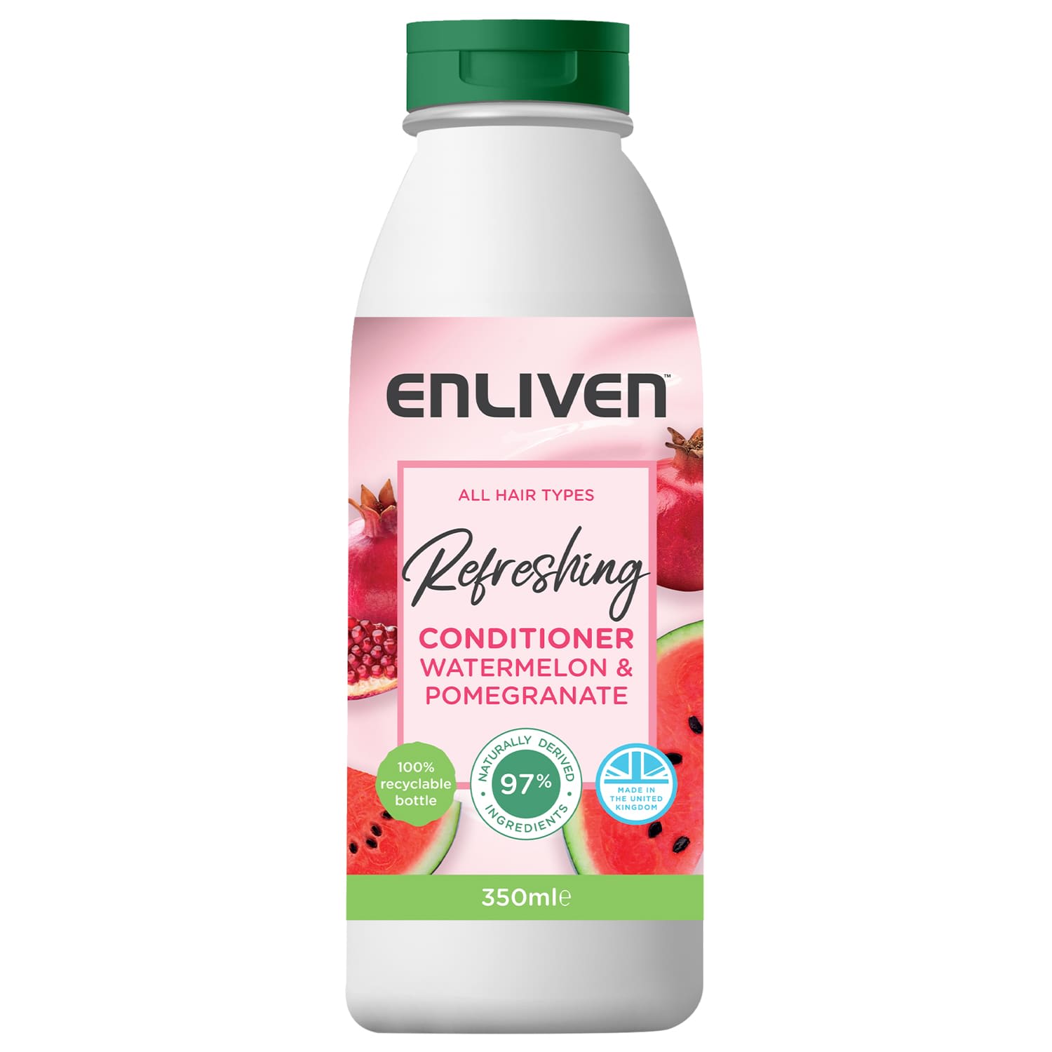 ENLIVEN WATERMELON AND POMEGRANATE REFRESHING HAIR CONDITONER 350ML. C005739 \\\KD25186