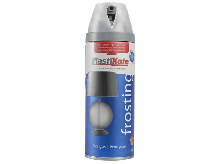 PLASTIKOTE TWIST & SPRAY SPRAY PAINT 400ML - GLASS FROSTING \\\KD25199