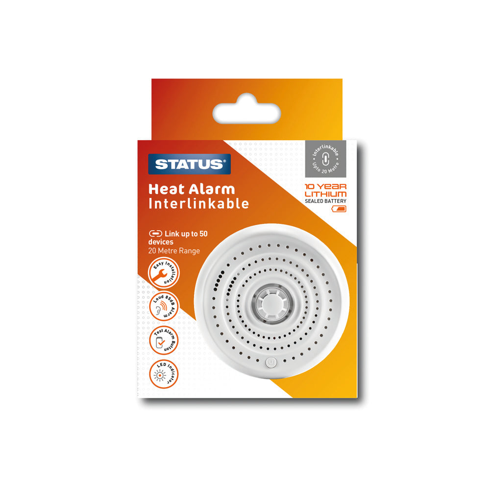 STATUS INTERLINKABLE HEAT ALARM. SIHA1PKB4 \\\KD25208