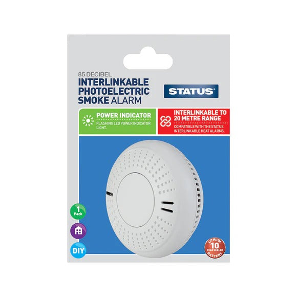 STATUS INTERLINKABLE SMOKE ALARM. SIPESA1PKB4 \\\KD25209