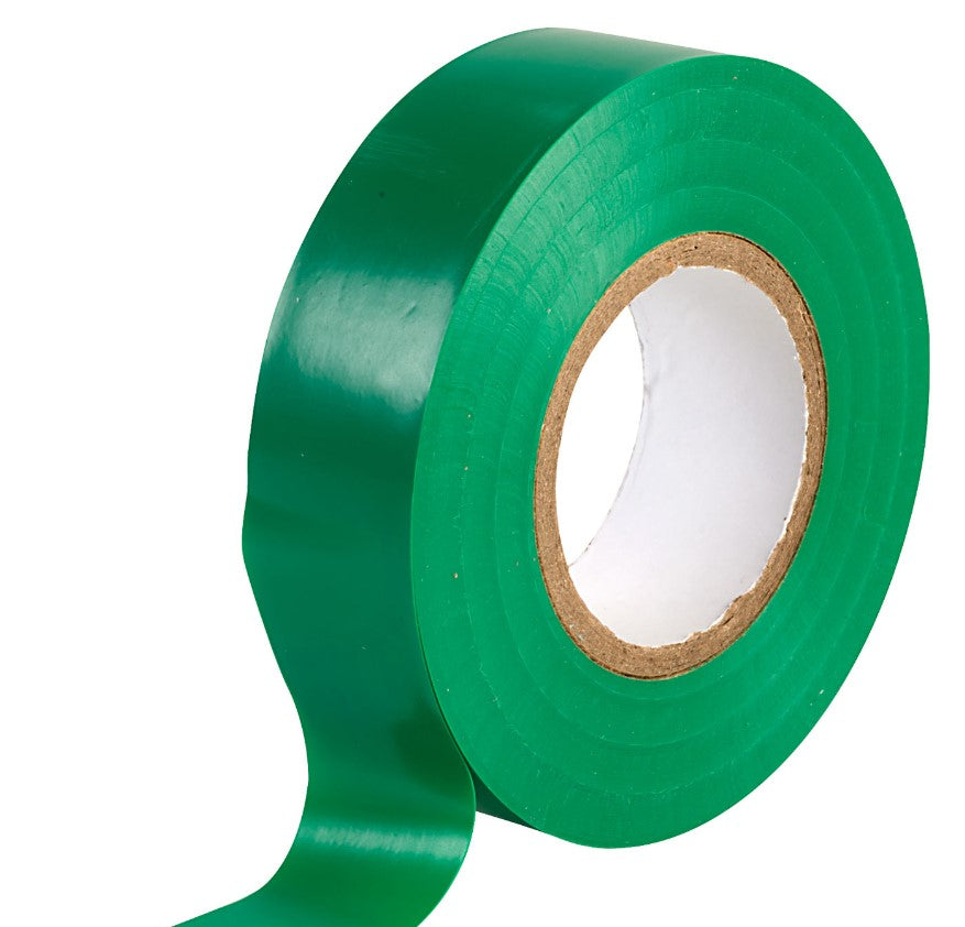 ULTRATAPE PVC ELECTRICAL INSULATION TAPE 19MM X 20M - GREEN. PV01201920GN10 \\\KD25266