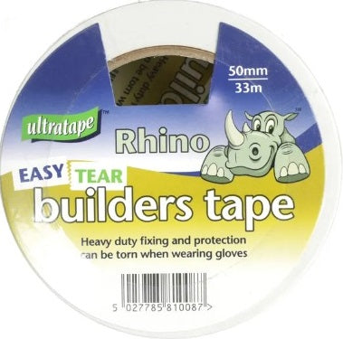 ULTRATAPE BUILDERS TAPE 50MM X 33M (SINGLE ROLL). 00375033WHUL \\\KD25267