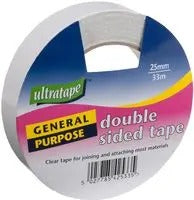 ULTRATAPE DOUBLE SIDED TAPE 25MM X 33M. 01032533CLS1 \\\KD25270