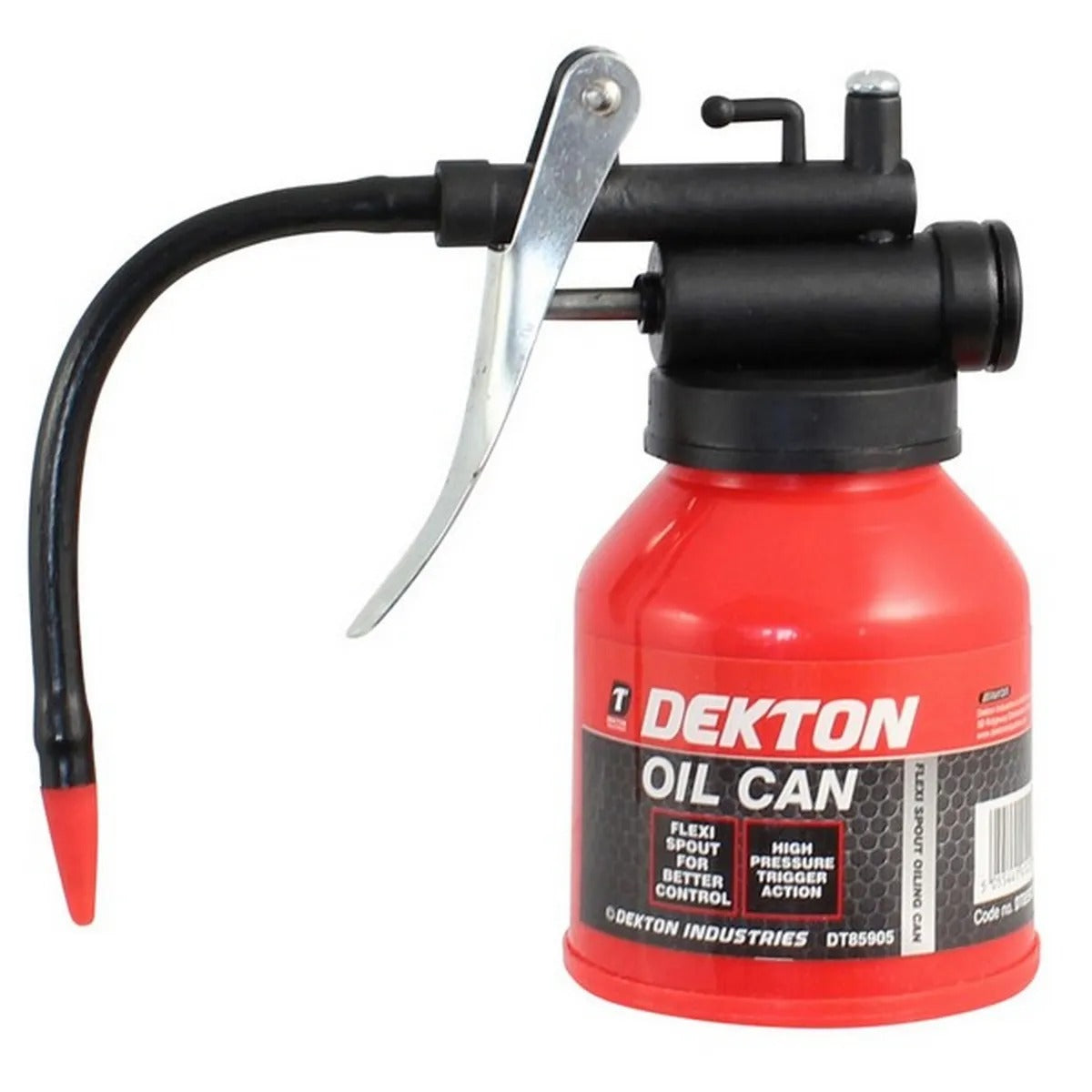 DEKTON FLEXIBLE SPOUT METAL OIL CAN 285ML. DT85905 \\\KD25275