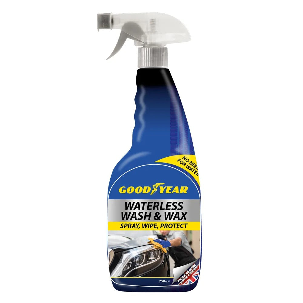 GOODYEAR WATERLESS WASH N WAX SPRAY 750ML. 905240 \\\KD25284