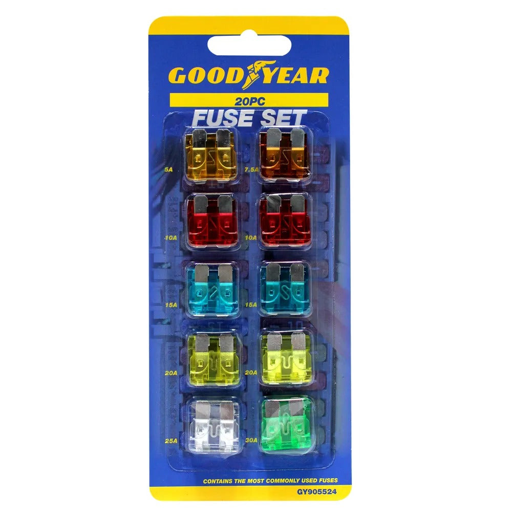 GOODYEAR FUSE SET 5 - 25A 20/PK. DT905524 \\\KD25286