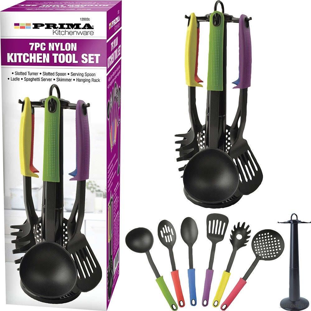 PRIMA NYLON KITCHEN UTENSILS TOOL SET 7PCS. 12002C \\\KD25294
