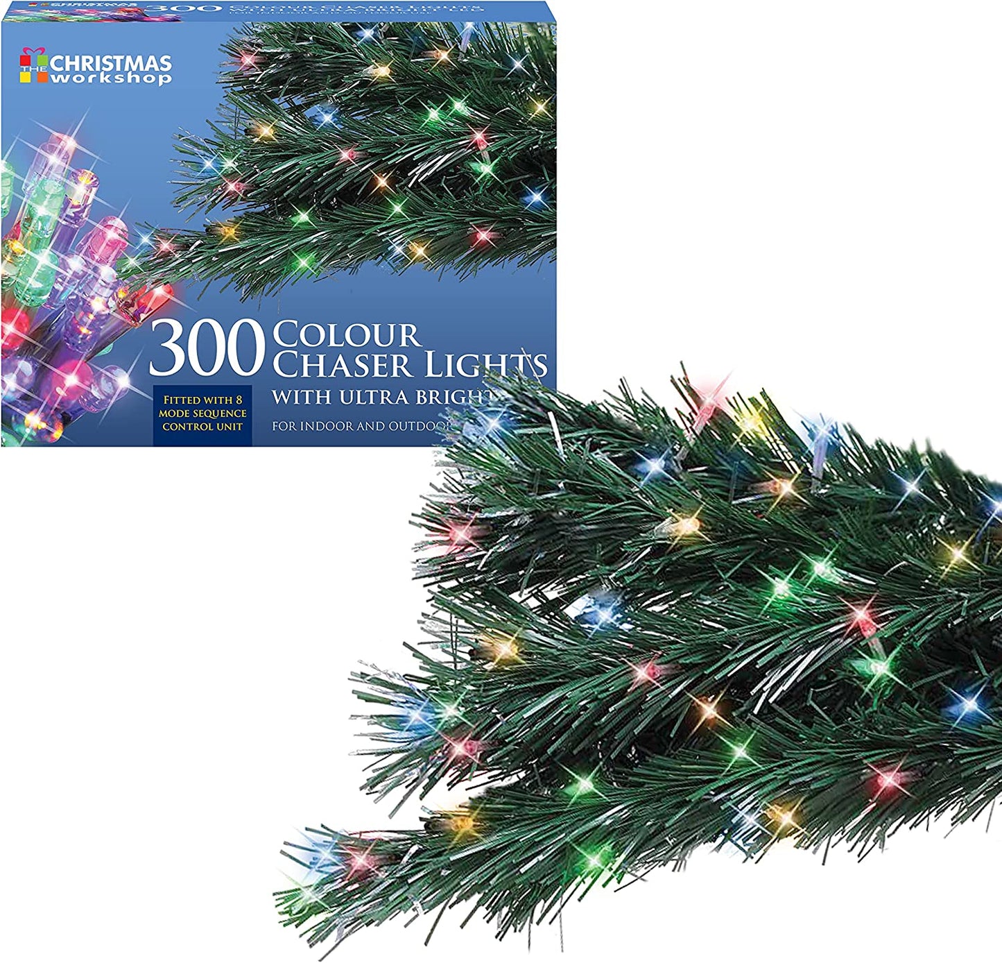 CHRISTMAS WORKSHOP CHASER LIGHTS 300 - MULTICOLOUR. BML77670 \\\KD25321