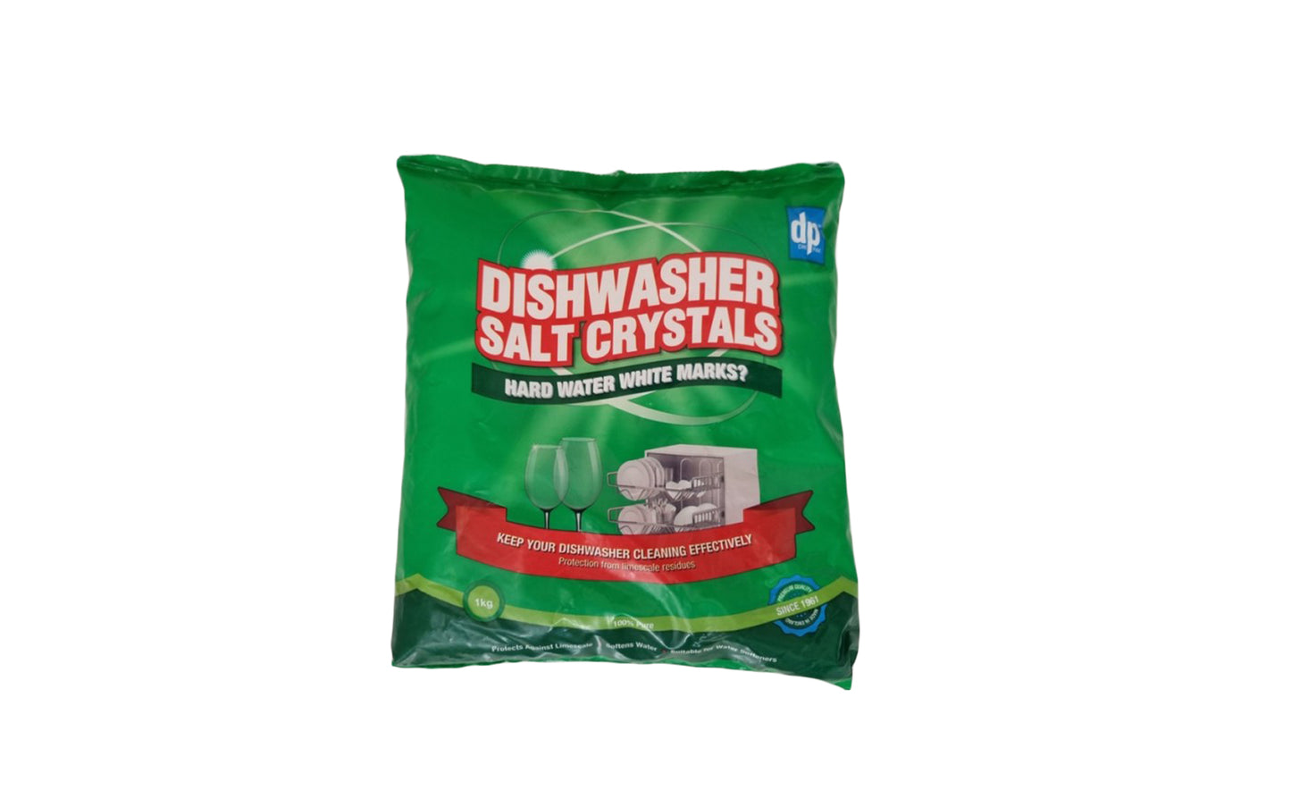 DRIPAK DISHWASHER SALT CRYSTALS 1KG. GSBADP81 \\\KD25329