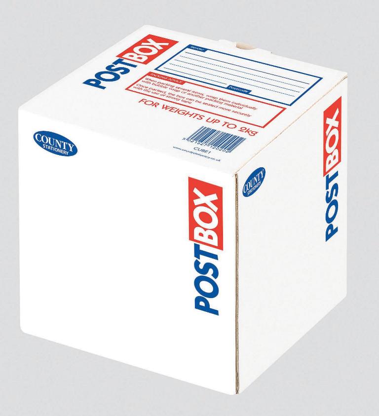 COUNTY CUBE / SQUARE POST MAILING BOX 150MM X 150MM X 150MM. CUBE1 \\\KD25331
