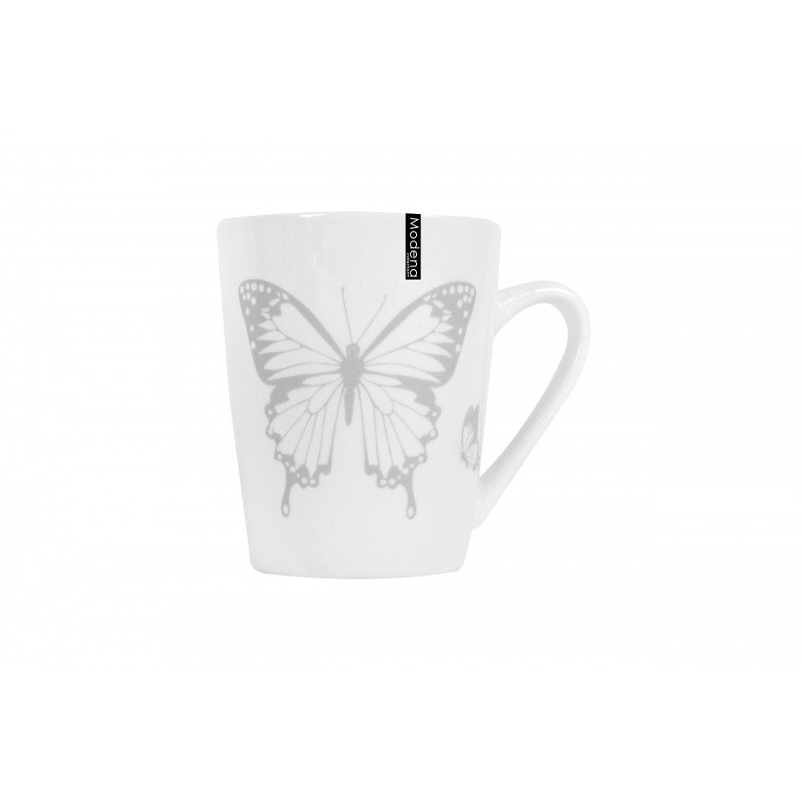 MODENA PORCELAIN BUTTERFLY DESIGN MUG 9OZ. AM4130 \\\KD25346